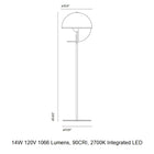 Theia P Dimmable LED Floor Lamp