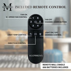 Irene H3 Small Close to Ceiling Fan