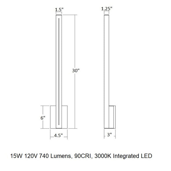 Inside Out™ Stripe™ LED Sconce