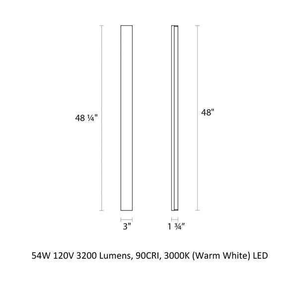 Vanity Wide Bathroom Vanity Light
