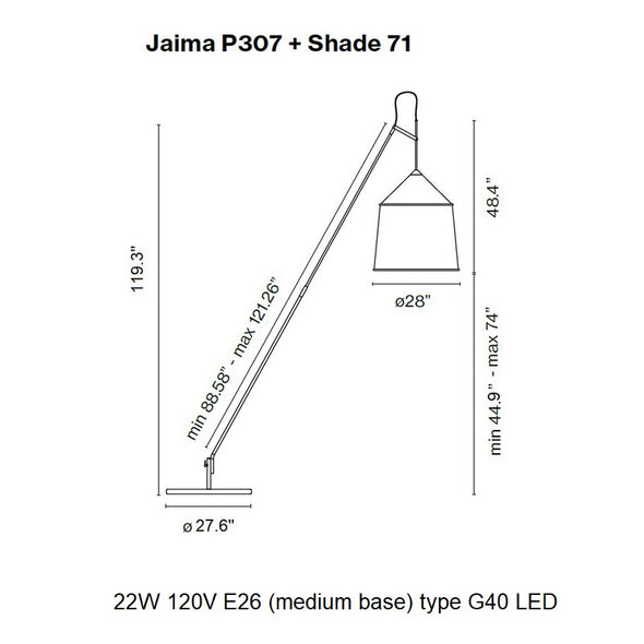 Jaima LED Floor Lamp