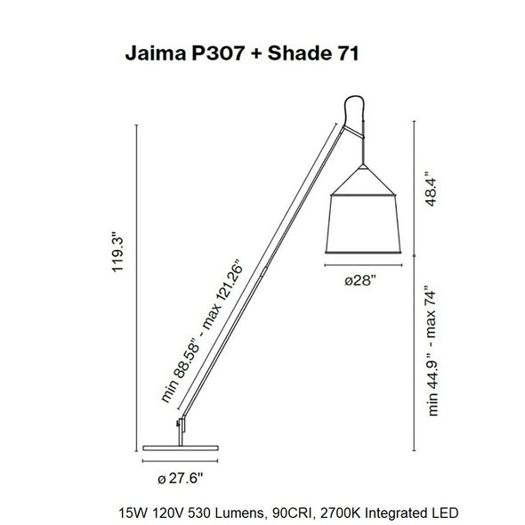 Jaima Outdoor LED Floor Lamp