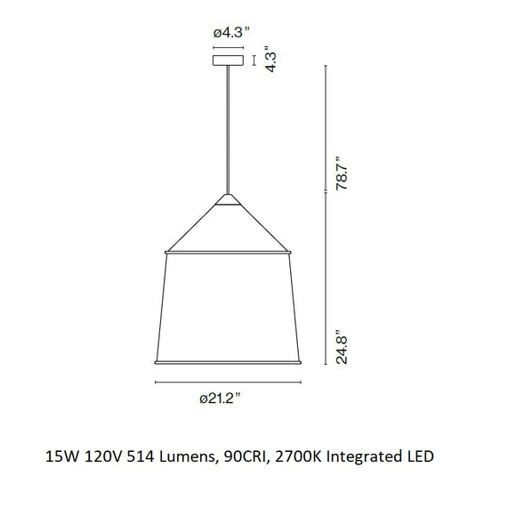 Jaima Outdoor LED Pendant Light