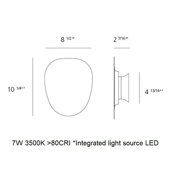 Facce Prism Shallow LED Wall/Ceiling Light