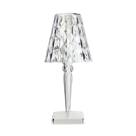Crystal / Dimmer Big Battery Table Lamp OPEN BOX