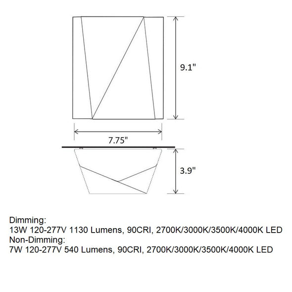 Calx Outdoor LED Wall Sconce