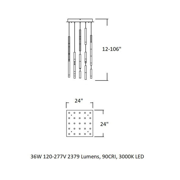 Steelos Square Pendant Light