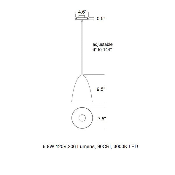 Bullet Pendant Light