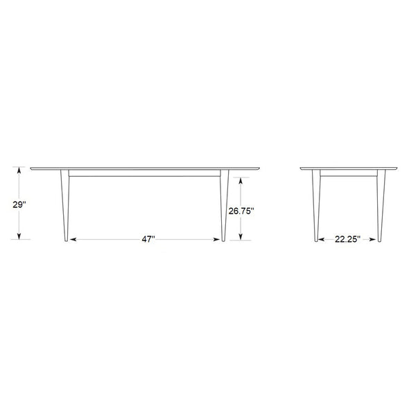 Cona Ellipse Dining Table