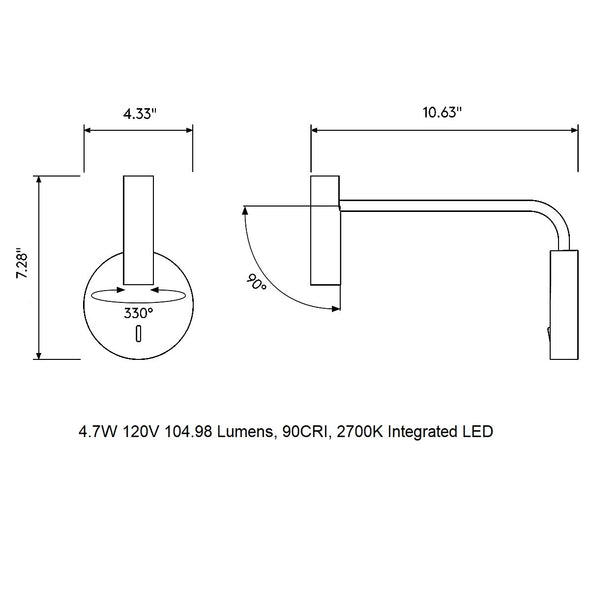 Enna LED Wall Sconce