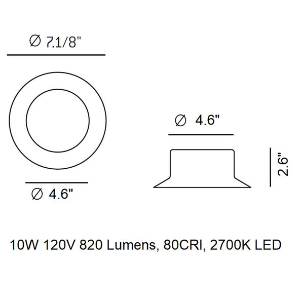 Maine Large Ceiling or Wall Light