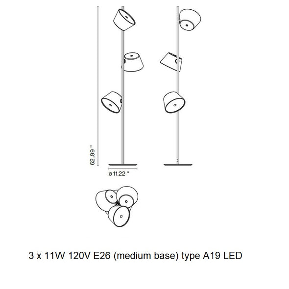 Tam Tam P3 Floor Lamp