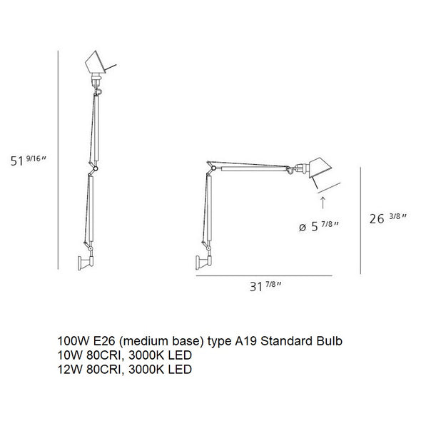 Tolomeo Classic Wall Light