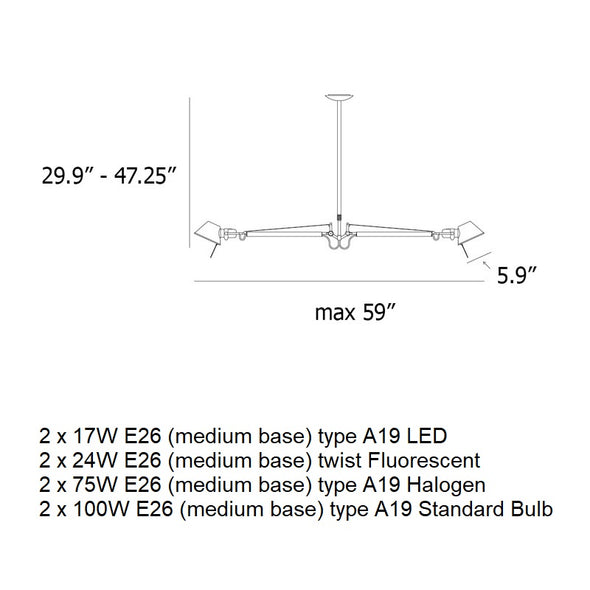 Tolomeo Double Suspension