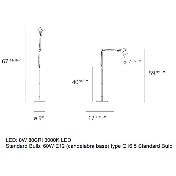 Tolomeo Micro Floor Lamp