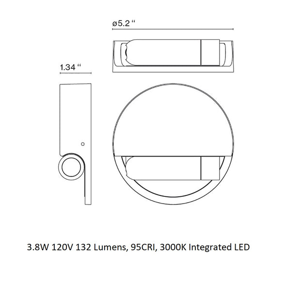 Ledtube R Wall Sconce