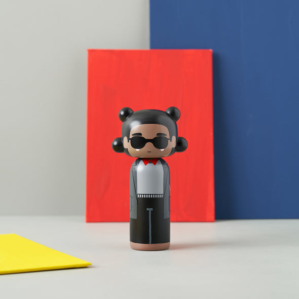 Jean-Michel Basquiat Kokeshi Doll