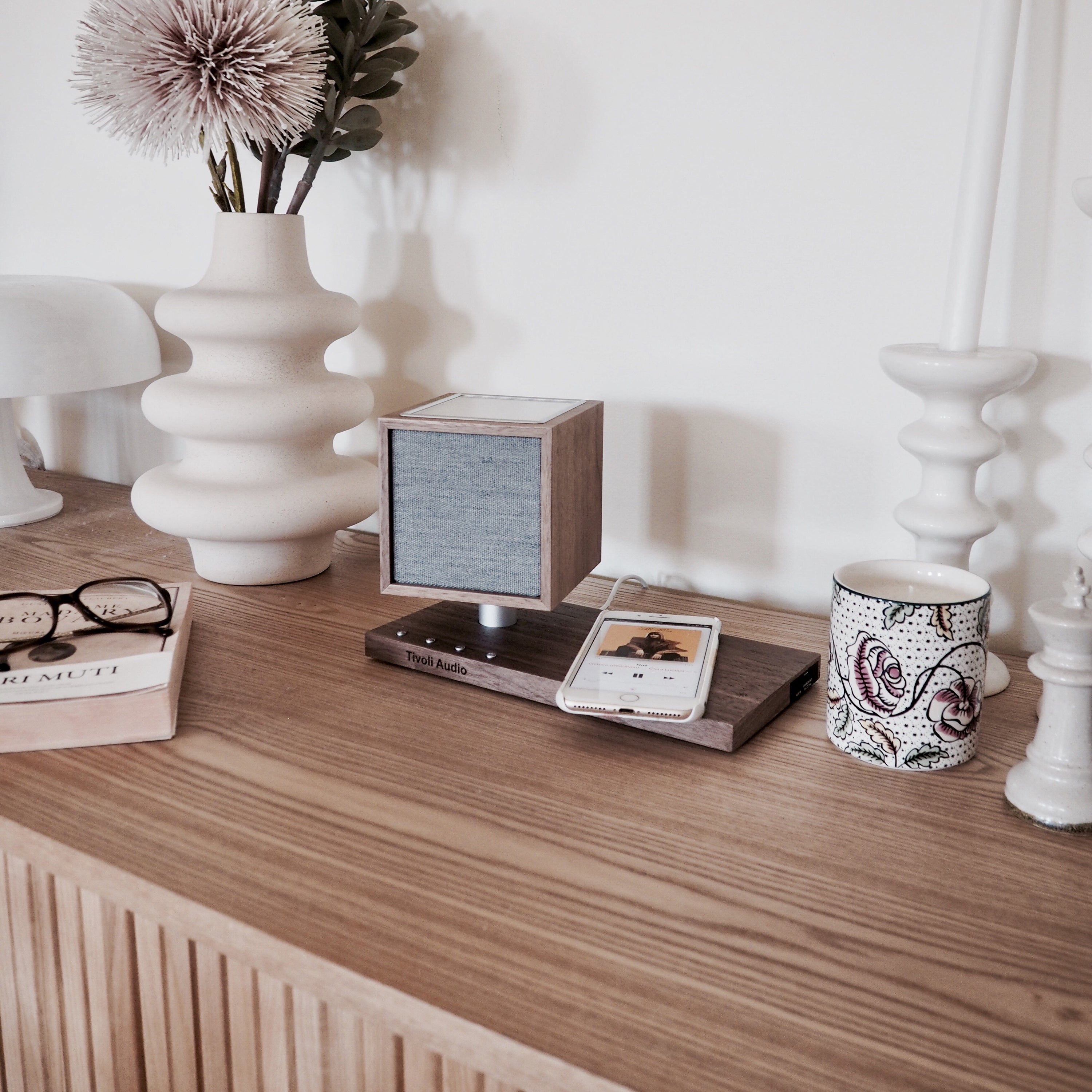 Tivoli Audio Revive Bluetooth Speaker with Wireless Charging Pad