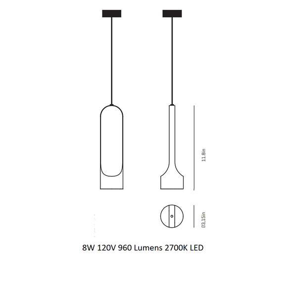 Parga LED Pendant Light