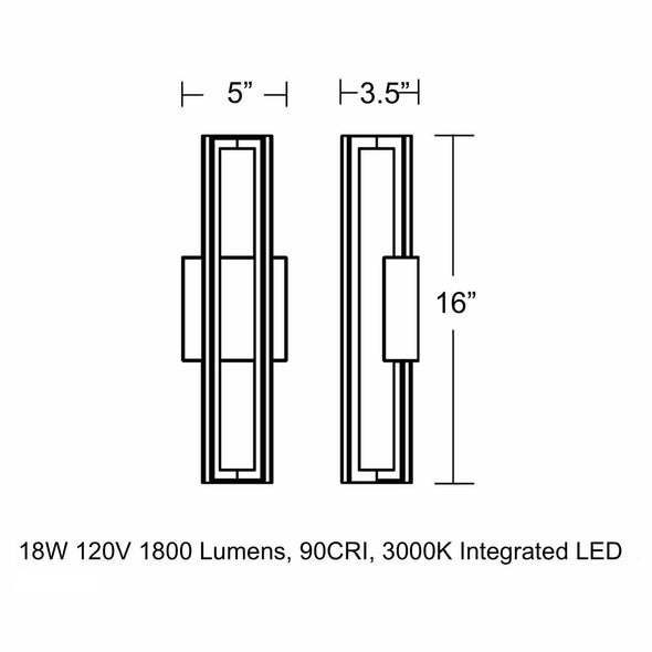 Cass LED Wall Sconce