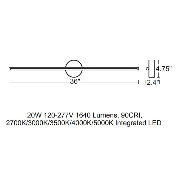 Elizabeth LED Bathroom Vanity Light