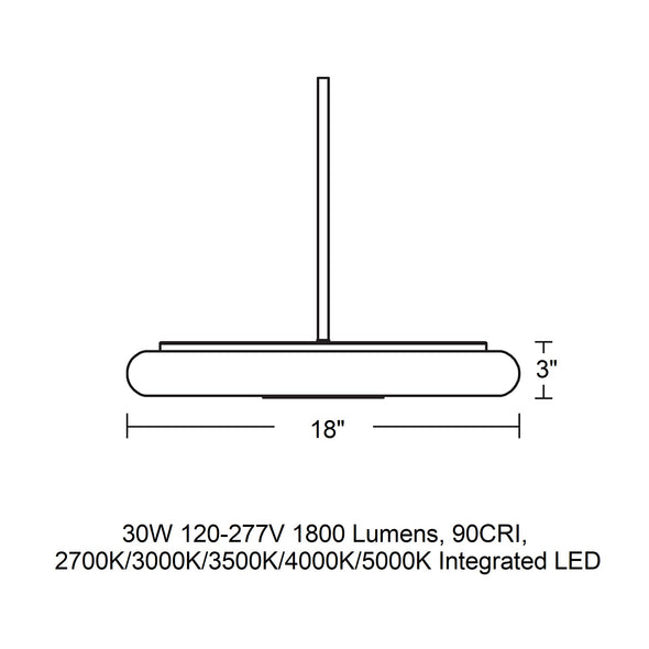 June LED Pendant Light