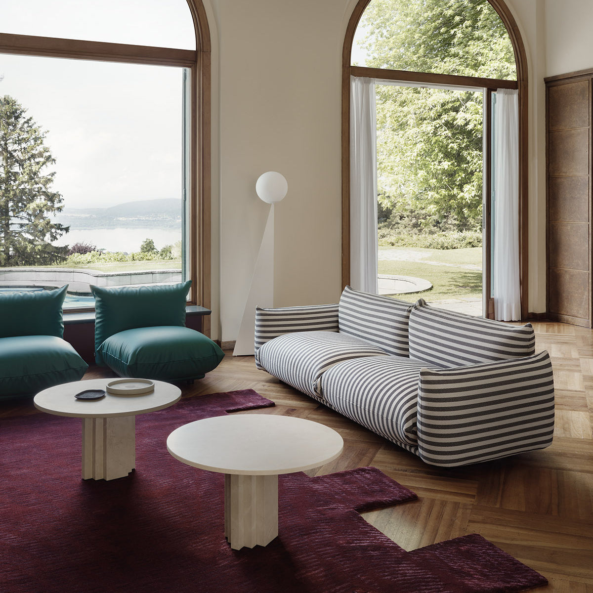 1人掛けソファ arflex MARENCO Sofa & Linen Cover Arflex Marenco Capsule 3-Seater Sofa - 2Modern