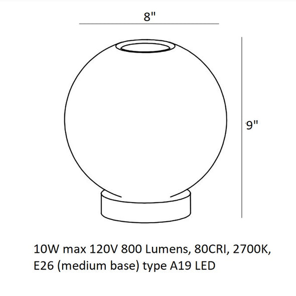 Knitted LED Table Lamp
