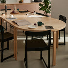 Aalto Half-Round Dining Table
