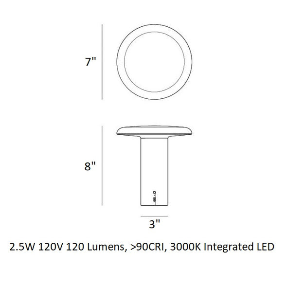 Takku Portable LED Table Lamp