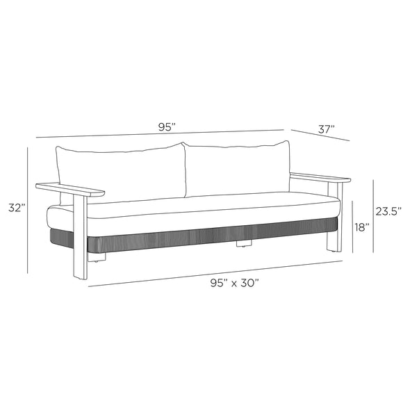 Halston Outdoor Sofa