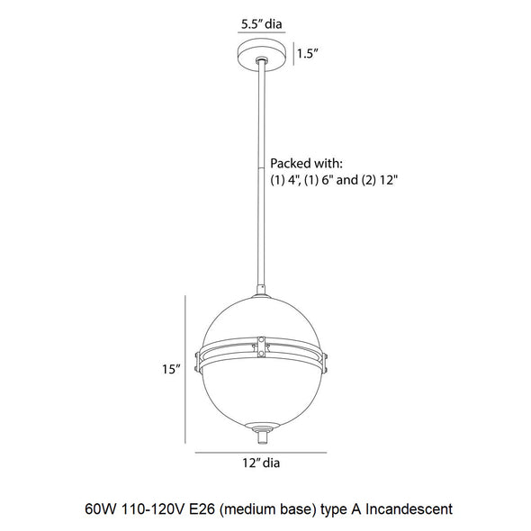 Irene Pendant Light