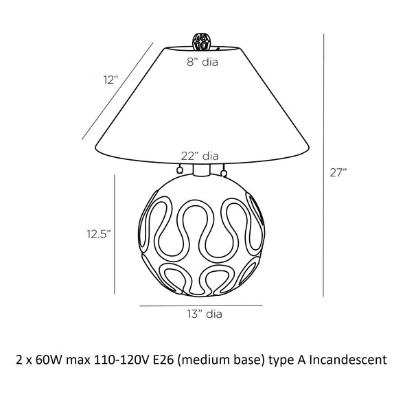 Serpiente Table Lamp