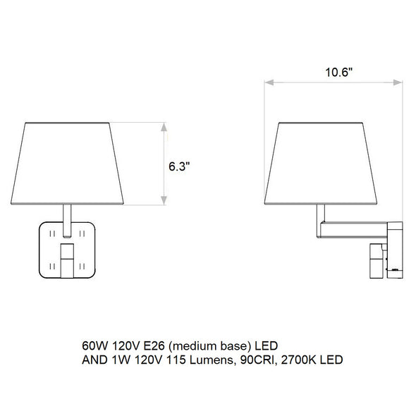 Beaumont Reader Wall Sconce