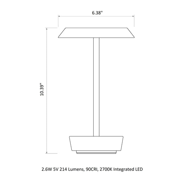 Halo Portable LED Table Lamp