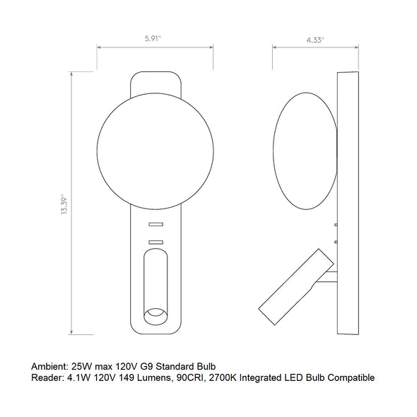 Zeppo Reading Wall Sconce