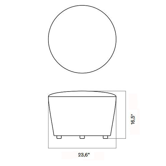 Cairn Pouf