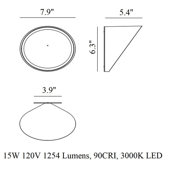 Orchid Wall/Ceiling Light