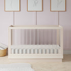 Harlow Acrylic 3-in-1 Convertible Crib with Toddler Bed Conversion Kit