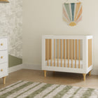 Lolly 4-in-1 Convertible Mini Crib and Twin Bed with Toddler Bed Conversion Kit