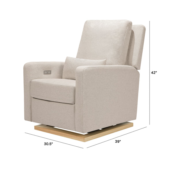 Sigi Electronic Recliner and Glider with USB Port