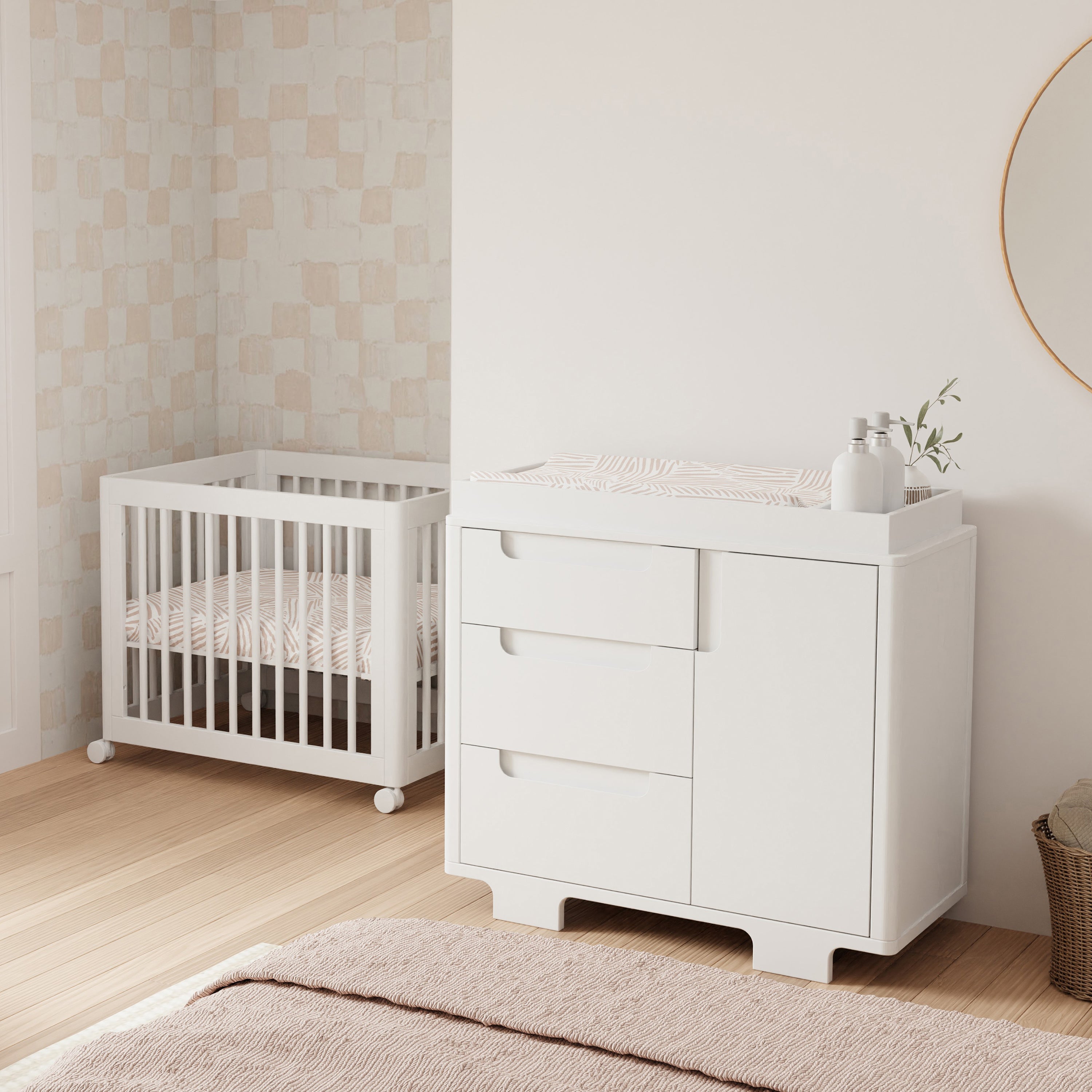 infant dresser changing table White Baby Changing Table Dresser with 7 Drawers Nursery Storage Cabinet for Infant Essentials Chest - On Sale - Bed Bath & Beyond