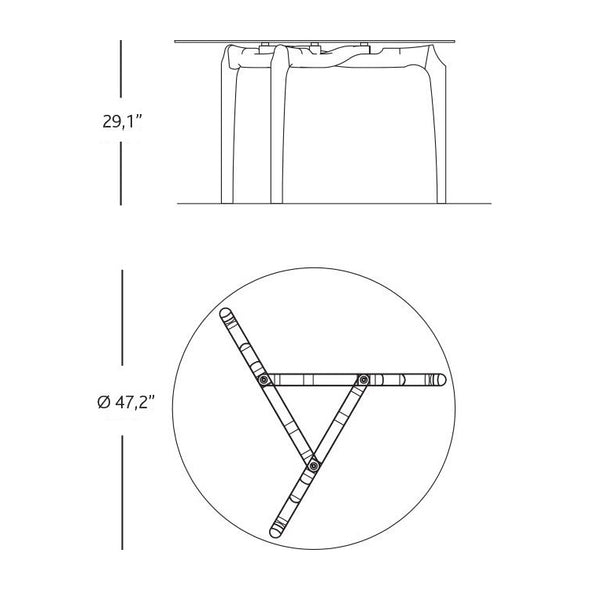 Carlina Round Dining Table