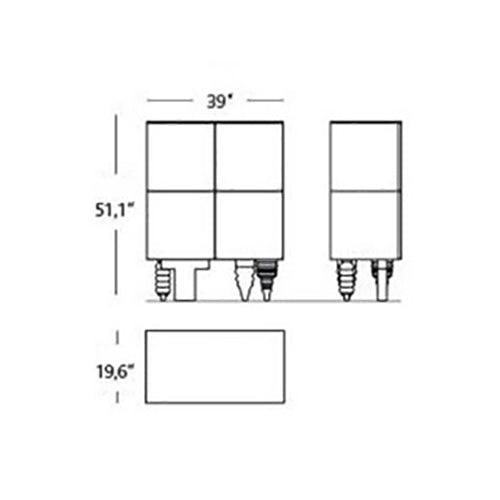 Multileg 2 Cabinet
