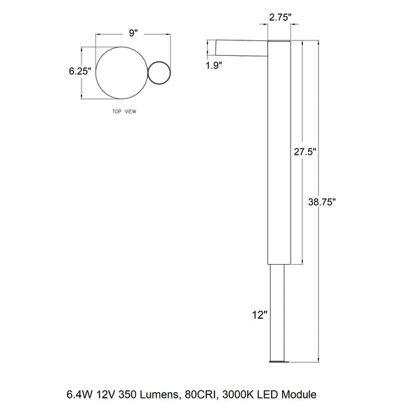 B77218/B77219 Garden Outdoor LED Bollard Light