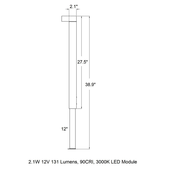 B77263/B77264 Garden Outdoor LED Bollard Light