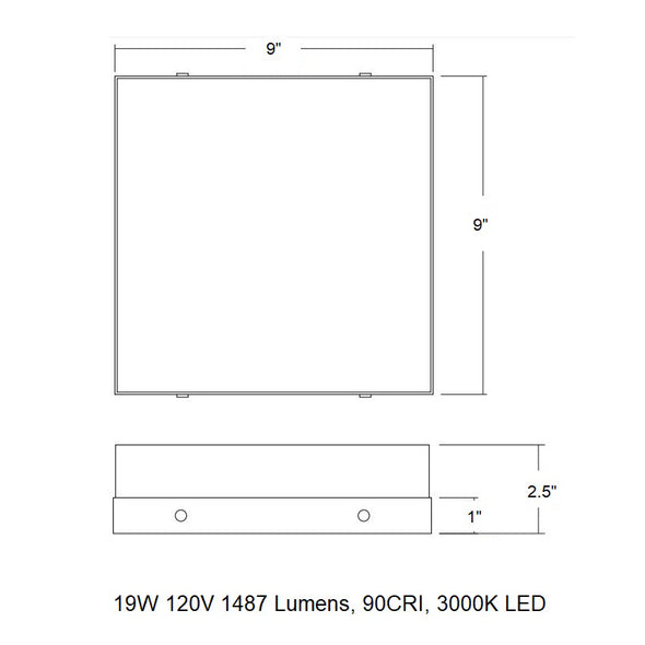 Blox Flush Mount