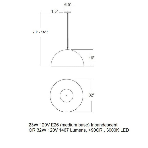 Domos Pendant Light