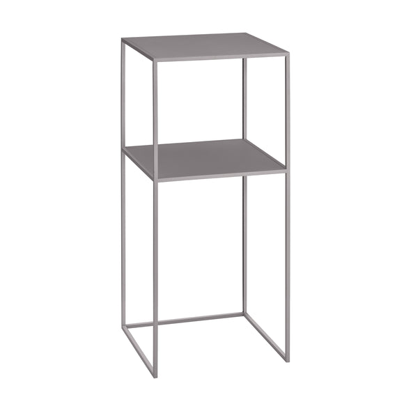 Fera Pedestal Table with Shelf