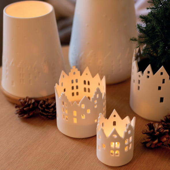 Rader City Light Cityscape Candle Holder (Set of 3)